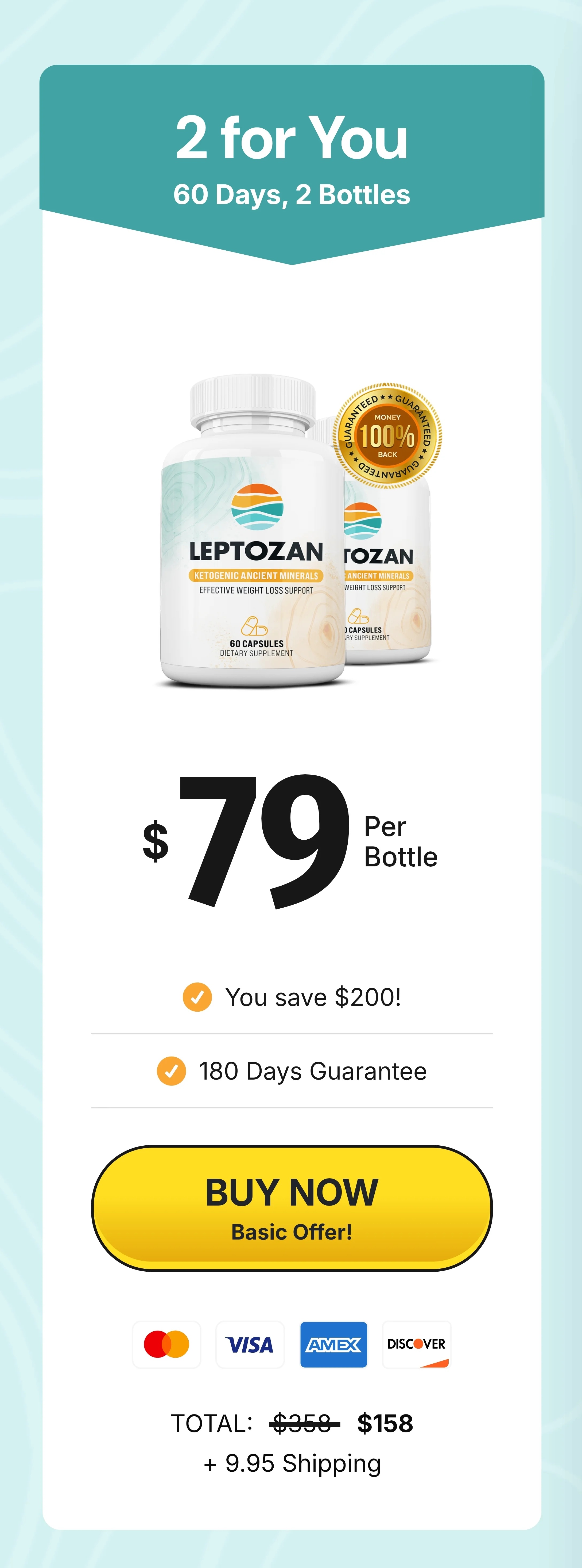Leptozan™ 2 bottles pricing